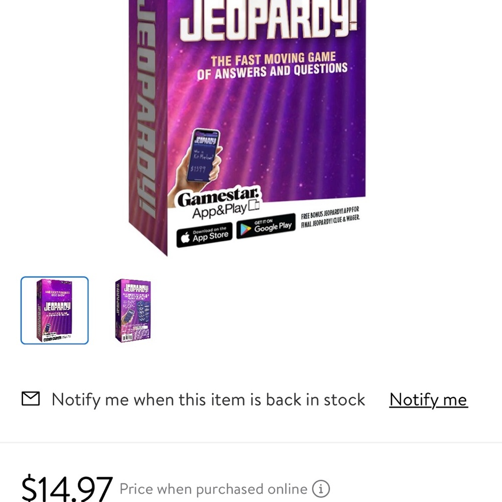New! Jeopardy Quiz Show Game - Picture 10 of 10